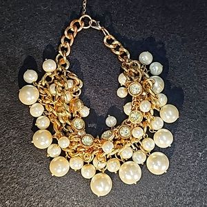 PEARLY SPARKLING BRACELET 9.5 INCH LONG